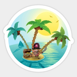 A pirate's life Sticker